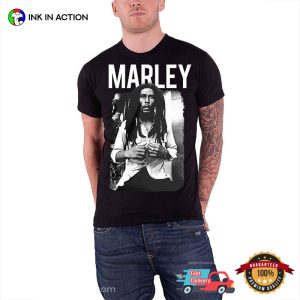 bob marley legend Retro Black White Music Shirt 3 Ink In Action