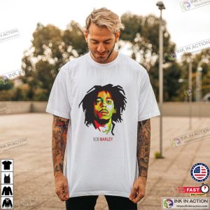 Bob Marley Music Jamaica Painting T-shirt