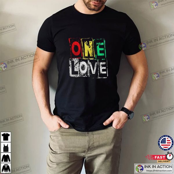 Bob Marley One Love One Heart Song Shirt