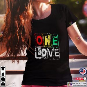 bob marley one love One Heart Song Shirt 3 Ink In Action