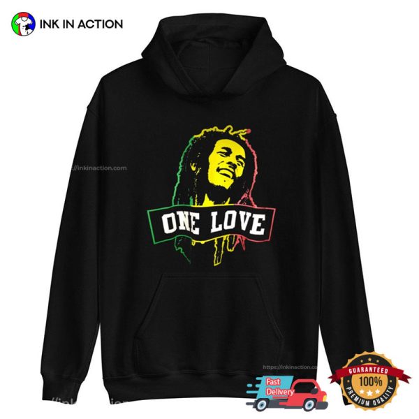 Bob Marley One Love Vintage 90s Shirt