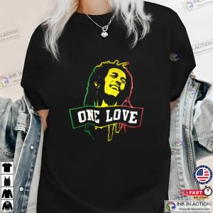 Bob Marley One Love Vintage 90s Shirt