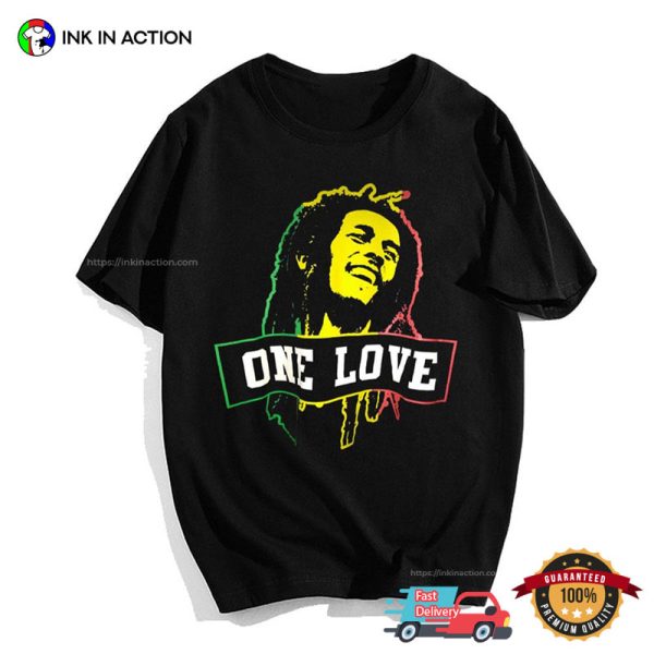 Bob Marley One Love Vintage 90s Shirt