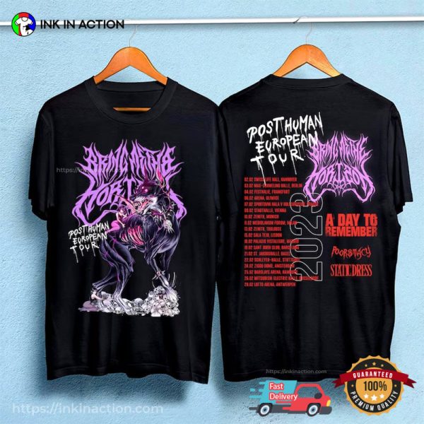 Bring Me The Horizon Tour 2023, Best Rock Bands T-shirt