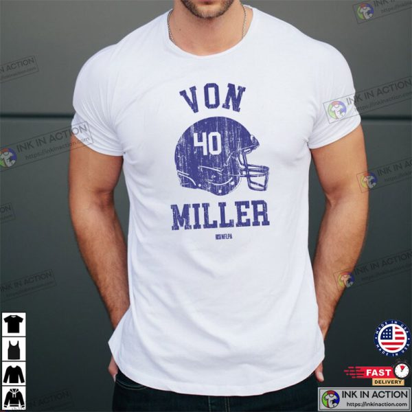 Buffalo Bills Von Miller Helmet NFL Shirt