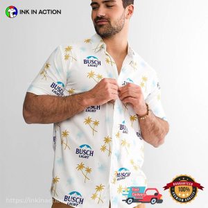 busch light beer Hawaiian Shirt Gift For Beach Lovers Ink In Action