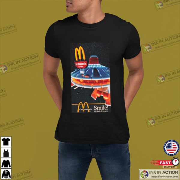 Cactus Jack Mcdonalds Smile Rap Tee