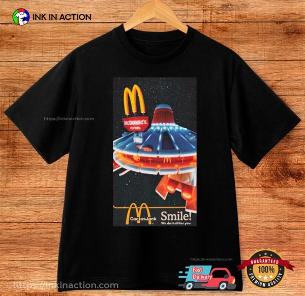 Cactus Jack Mcdonalds Smile Rap Tee