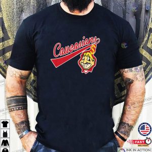 caucasian race Funny T shirt 2 Ink In Action