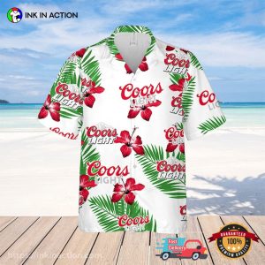 coors light beer Hawaiian Shirt 2 Ink In Action