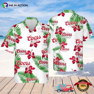 coors light beer Hawaiian Shirt 3 Ink In Action