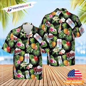 Coors Light Beer Trendy Summer Hawaiian Shirt