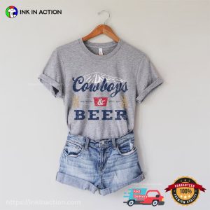 cowboy beer Vintage Vibe Graphic T shirt 2 Ink In Action 1