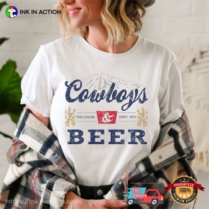 Cowboy Beer Vintage Vibe Graphic T-shirt
