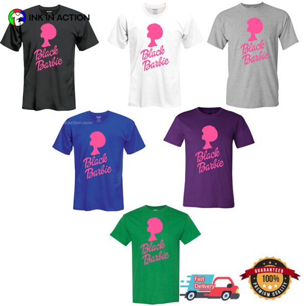 First Black Barbie Pink Movie 2023 Shirt