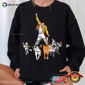 Freddie Mercury Cats Music Shirt Print your thoughts. Tell your stories