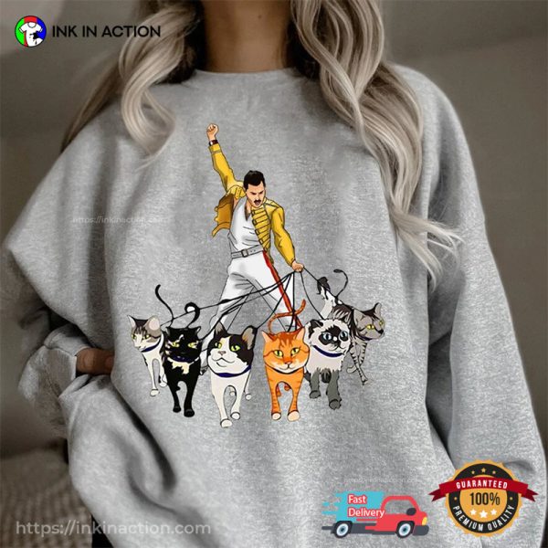 Freddie Mercury Cats Music Shirt