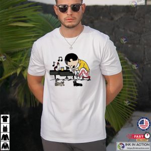 freddie mercury cats Playing Piano Shirt 3 Ink In Action 1