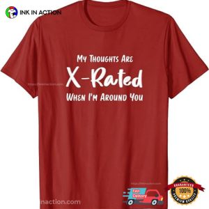 funny twitter My Thoughts Are x rated T shirt 2 Ink In Action