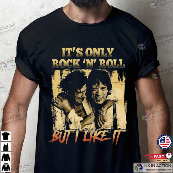 It’s Only Rock And Roll Jagger & Richards Vintage Shirt