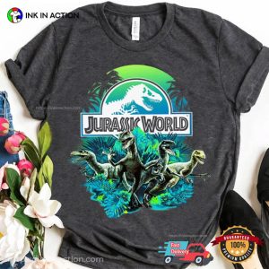 jurassic world ride Velociraptor Hunt Shirt 3 Ink In Action