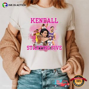 kendall jenners styles Starting Five Team Basketball Tee 2 Ink In Action