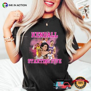 kendall jenners styles Starting Five Team Basketball Tee 3 Ink In Action