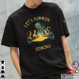 lets summon demons Vintage T Shirt 3 Ink In Action
