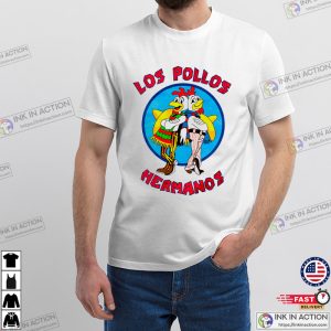 los pollos hermanos chicken Brand Logo Shirt 2 Ink In Action