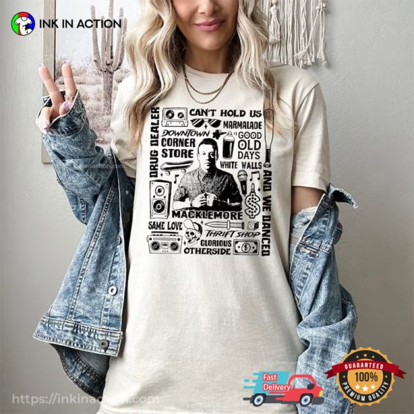 Macklemore Ben Tour 2023 Hip Hop Concert Shirt