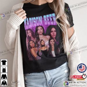 Madison Beer Merch Retro Collage T-shirt