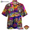 Mushroom Trippy Drawing Hawaiian Shirts