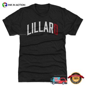 nba damian lillard Mens Premium T Shirt 1 Ink In Action