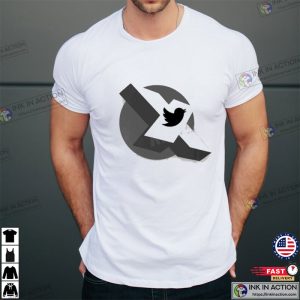 New Twitter Logo X Bird Shirt