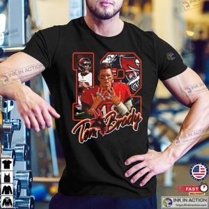 NFL Tampa Bay Buccaneers The Goat 12 Tom Brady Shirt - Ink In Action