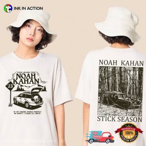 Noah Kahan Stick Season Tour 2023 Double Side T-shirts