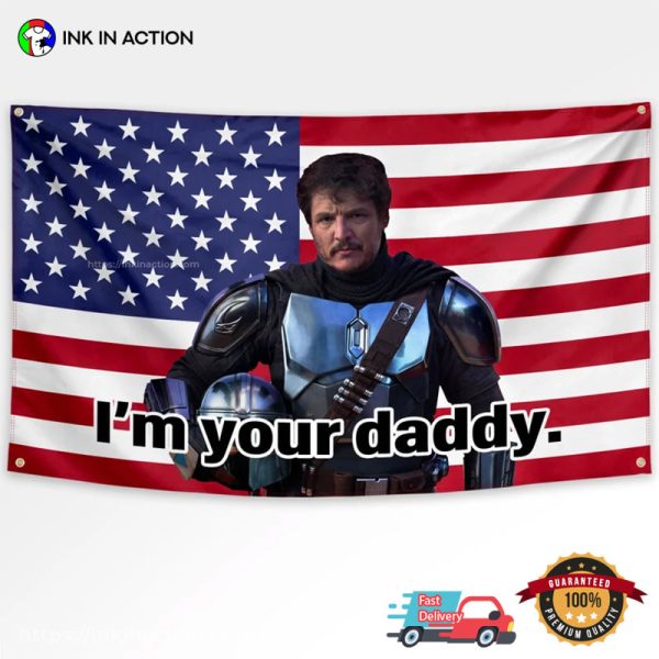 Pedro Pascal The Mandalorian USA Flag