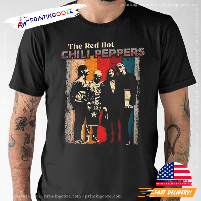 Red Hot Chili Pipers 2023 Tour Merch T-Shirt - Ink In Action