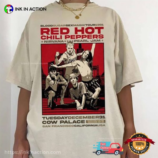 Red Hot Chilli Peppers Concert T-shirt