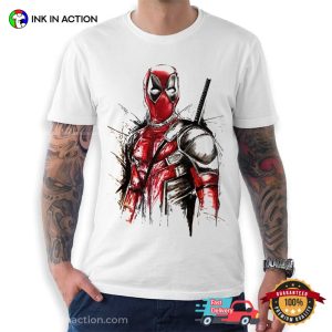 Ryan Reynolds Deadpool 3 Painting Art Shirt