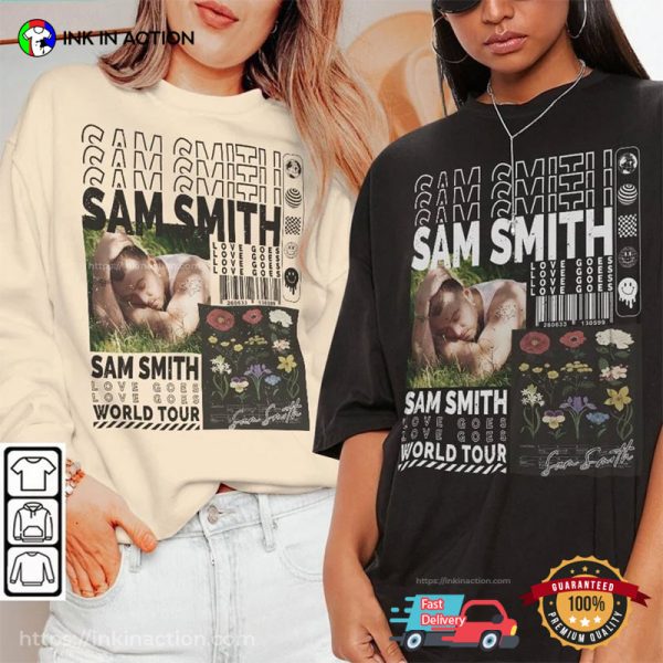 Sam Smith Concert GLORIA World Tour T-shirt