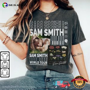 sam smith concert GLORIA World Tour T shirt 3 Ink In Action