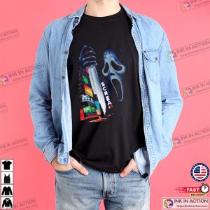 scream movie 2023 Poster T shirt 1 Ink In Action