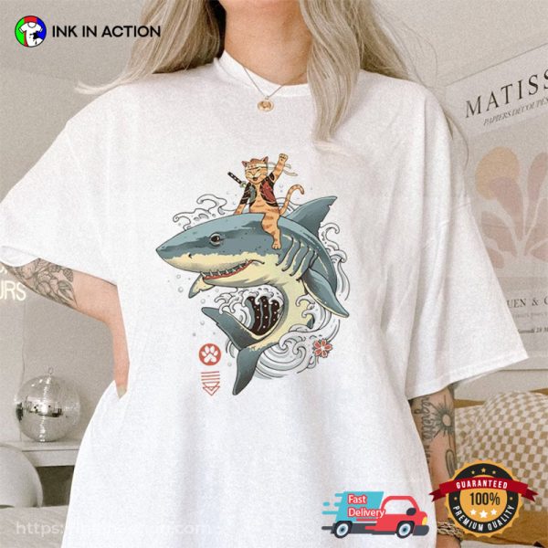 Shark Cats Shark Awareness Day T-shirt