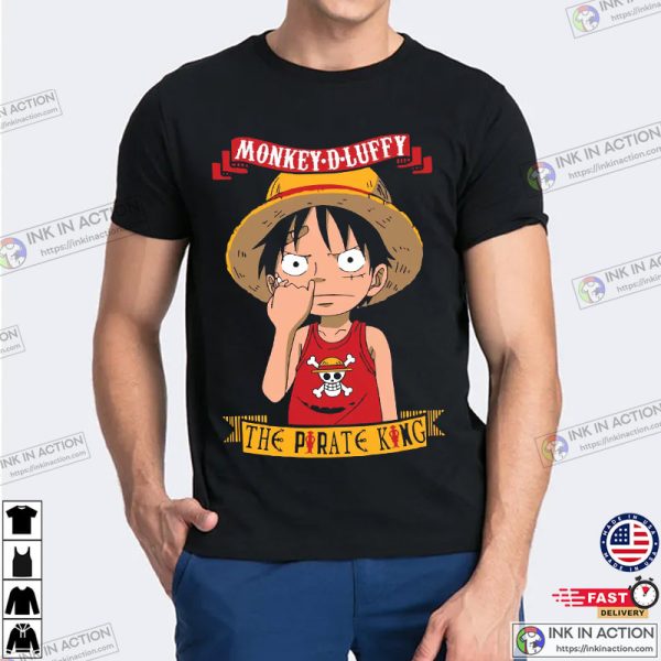 Straw Hat Luffy The Pirate King One Piece T-shirt