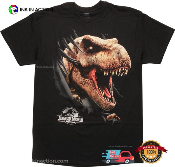 T-rex Jurassic World Head T-Shirt