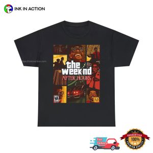 tHE wEEKND after hours album GTA Style Shirt 5 Ink In Action