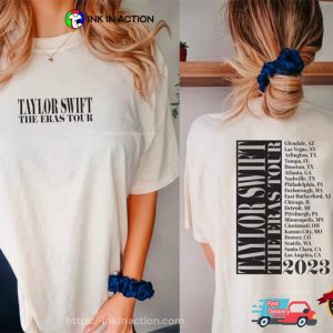 taylor swift the eras tour 2 Sided Comfort Colors Shirt Ink In Action