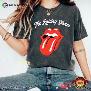 the rolling stone rock retro Comfort Colors T shirt 2 Ink In Action