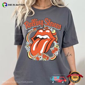 the rolling stone tongue graphic T shirt 2 Ink In Action